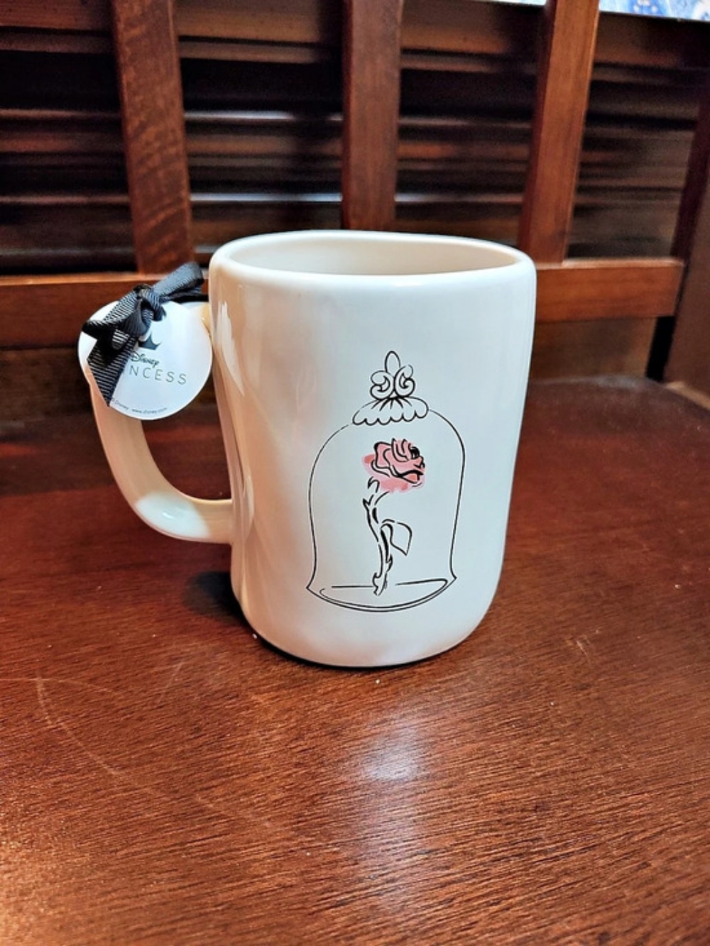 Collecible Rae Dunn Disney Princess Beauty & The Beast Mug NWT Cute Cup!